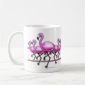 Flamingo-Streifen Kaffeetasse (Links)