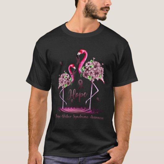 Flamingo-Stress-Weber-Syndrom T-Shirt (Vorderseite)