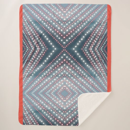 Flamingo Style Decke Groß Sherpadecke (Vorderseite)