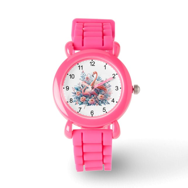 Flamingo Sublimierung-95158 Armbanduhr (Vorderseite)