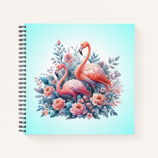 Flamingo Sublimierung-95158 Notizblock (Vorderseite)