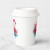 Flamingo Sublimierung-95159 Pappbecher (Rechts)
