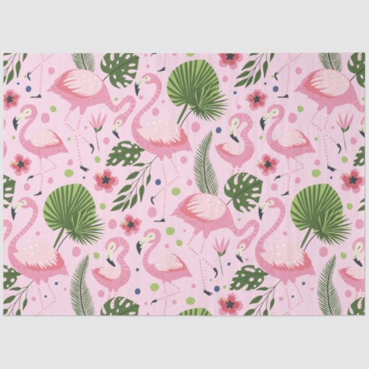Flamingo Summer Collection 1 Design 10 Seidenpapier (Vorderseite)