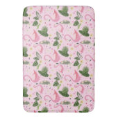 Flamingo Summer Collection 1 Design 8 Badematte (Vorderseite Vertikal)