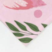Flamingo Summer Collection 1 Design 8 Fleecedecke (Ecke)