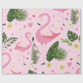 Flamingo Summer Collection 1 Design 8 Geschenkpapier (Flach)