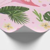 Flamingo Summer Collection 1 Design 8 Geschenkpapier (Ecke)