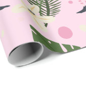 Flamingo Summer Collection 1 Design 8 Geschenkpapier (Rolleneckpunkt)