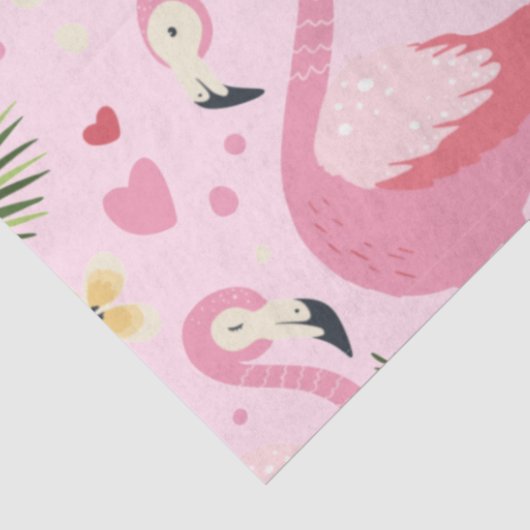 Flamingo Summer Collection 1 Design 8 Seidenpapier (Ausschnitt)