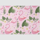 Flamingo Summer Collection 1 Design 8 Seidenpapier (Vorderseite)