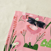 Flamingo Summer Collection Ein Design 4 Strandtuch (Beispiel)