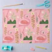 Flamingo Summer Collection Ein Design 7 Seidenpapier (Basteln)
