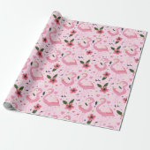 Flamingo Summer Collection ein Design 9 Geschenkpapier (Ungerollt)