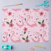 Flamingo Summer Collection ein Design 9 Seidenpapier (Basteln)