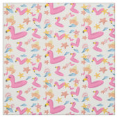 Flamingo summer party  stoff (Muster)