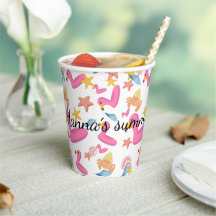 Flamingo summer party text