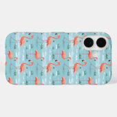 Flamingo Summer Pattern Case-Mate iPhone Hülle (Rückseite (Horizontal))