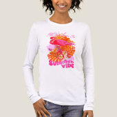 Flamingo Summer Pink Tri-Blend Shirt (Vorderseite)