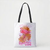 Flamingo Summer Tasche (Vorderseite)