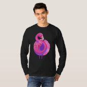 Flamingo Summer Time T-Shirt (Vorne ganz)