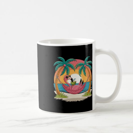 Flamingo Summer Vacation Family Matching Wiederseh Kaffeetasse (Rechts)