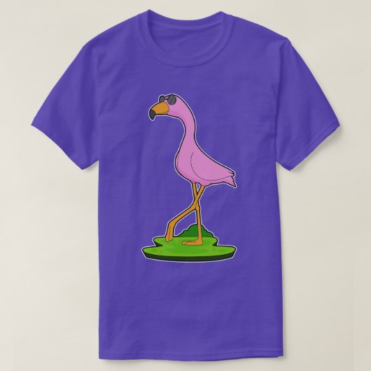 Flamingo Sunglasses T-Shirt (Design vorne)