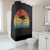 Flamingo Sunset Flamingo Gift Duschvorhang (Beispiel)