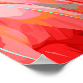 Flamingo sunset poster (Ecke)