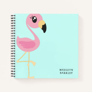 Flamingo Süße Tropische Kinder Notizblock