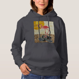 Flamingo-Sweatshirt Hoodie