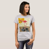 Flamingo-T-Shirt T-Shirt (Vorne ganz)