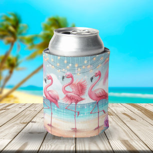 Flamingo-Tanz- und Geburtstagsfeier-Party Dosenkühler