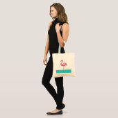 Flamingo-Tasche Tragetasche (Vorderseite (Model))