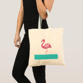 Flamingo-Tasche Tragetasche (Vorderseite (Produkt))