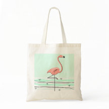 Flamingo-Taschen-Taschengrün
