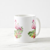 Flamingo Tasse, Flamingo Coffee Tasse, Pink Flamin Kaffeetasse (VorderseiteRechts)