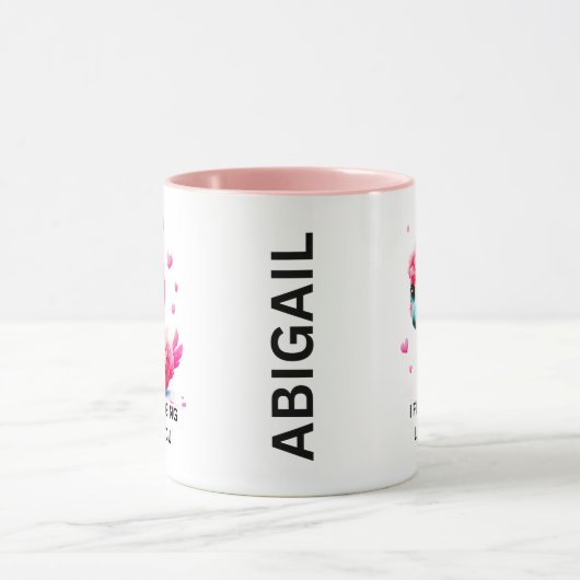 Flamingo Tasse, Geschenk für Flamingo Lover, Tasse (Zentrum)
