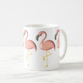 Flamingo-Tasse Kaffeetasse (VorderseiteRechts)
