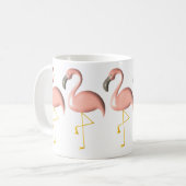 Flamingo-Tasse Kaffeetasse (Vorderseite Links)