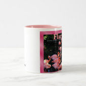 Flamingo-Tasse Zweifarbige Tasse (Mittel)
