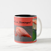 Flamingo-Tasse Zweifarbige Tasse (VorderseiteRechts)
