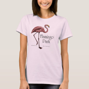 Flamingo-Tee im Vintagen Stil T-Shirt