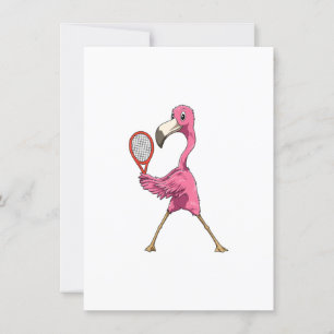 Flamingo Tennis flamingo Tennisspielen flamingo Einladung