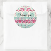 Flamingo Thank you sticker (Tasche)