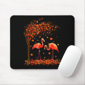 Flamingo Thanksgiving Halloween It's Fall Y'all Au Mousepad (Mit Mouse)