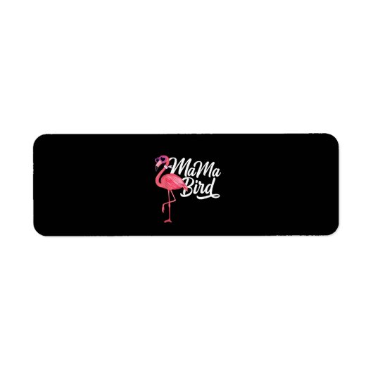 Flamingo Thema Geburtstagsgeschenk - Mama Bird Fla (Vorne)