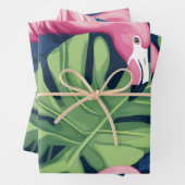 Flamingo Themed Geschenk Wrapping Paper Geschenkpapier Set (Beispiel)