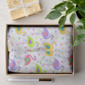 Flamingo Tissue for Gift Wrap Seidenpapier (Geschenk)