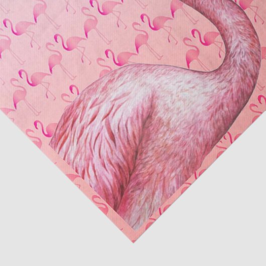 Flamingo Tissue Paper Seidenpapier (Ausschnitt)