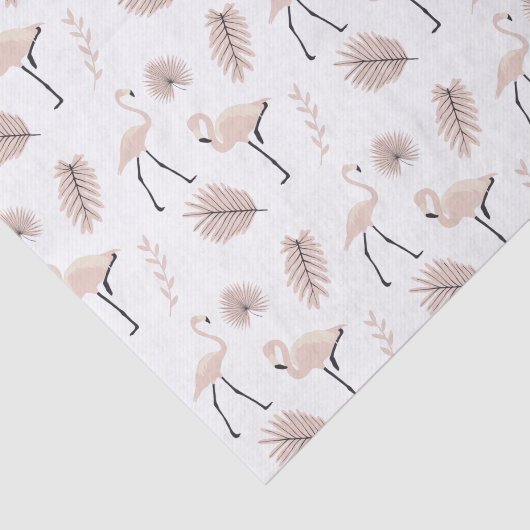 Flamingo Tissue Paper Seidenpapier (Ausschnitt)
